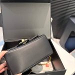 Chanel Mini Flap Bag Shiny Imitation Pearls And Gold Tone Metal Black 17Cm - Image 5