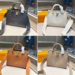 Louis Vuitton Lock And Go Bags Dark Beige 24Cm - Image 9