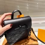 Louis Vuitton Nano Steamer Bag Taurillon Monogram Black 14Cm M82772 - Image 5