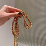 Prada Saffiano Lux Signature Mini Bauletto Bag Pink 19Cm - Image 5