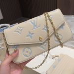 Louis Vuitton Félicie Pochette Bag Candy Blue 21Cm M83025 - Image 8