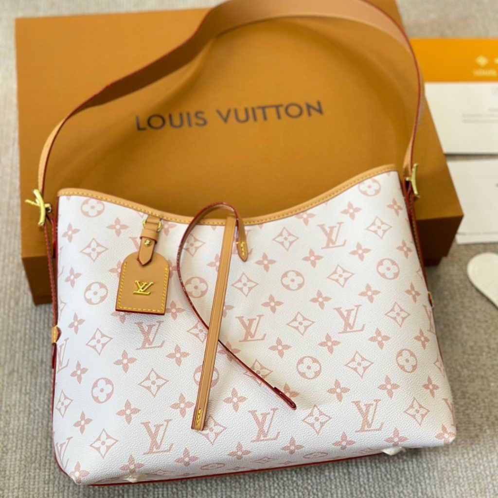 Louis Vuitton Carryall PM Bag Pink 30Cm - Image 5