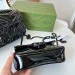 Gucci GG Marmont Patent Super Mini Bag Black Patent 17cm 476433 AACDE 1000 - Image 7