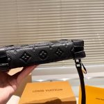 Louis Vuitton Soft Trunk Wallet Monogram Taurillon Leather Black 23Cm M80224 - Image 8