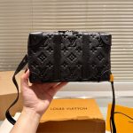 Louis Vuitton Soft Trunk Wallet Monogram Taurillon Leather Black 23Cm M80224 - Image 3