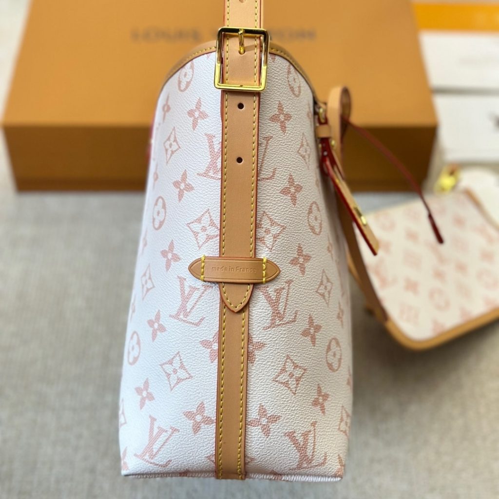 Louis Vuitton Carryall PM Bag Pink 30Cm - Image 8