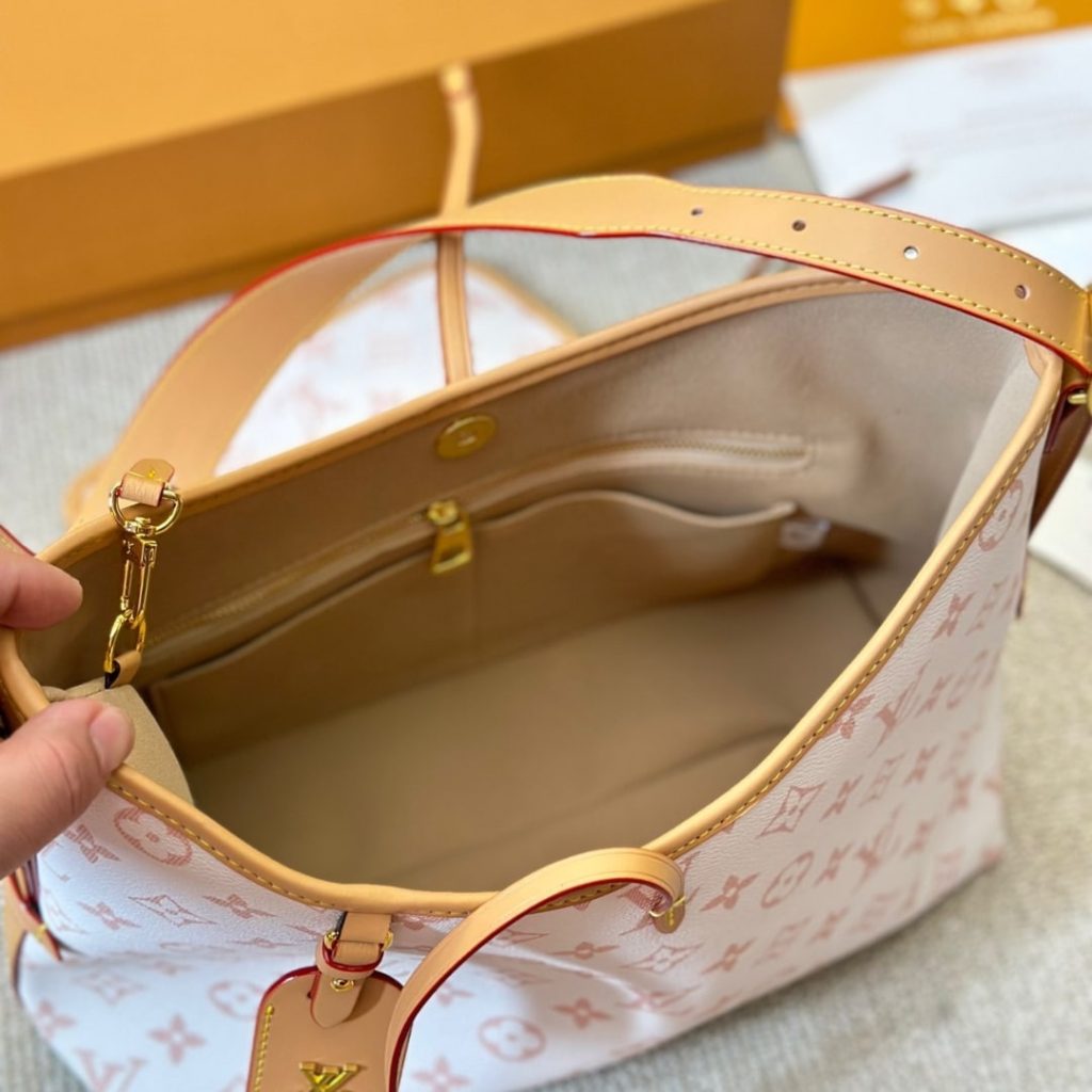 Louis Vuitton Carryall PM Bag Pink 30Cm - Image 9