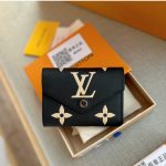 Louis Vuitton Victorine Wallet Black/Beige 12Cm M80968 - Image 10