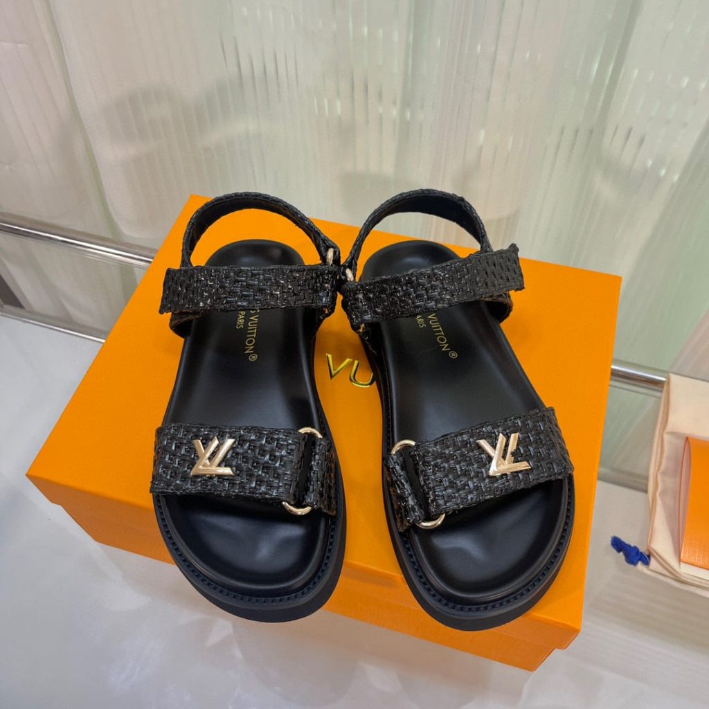 Louis Vuitton Sunset Flat Comfort Sandal Black 1Abhfz - Image 4