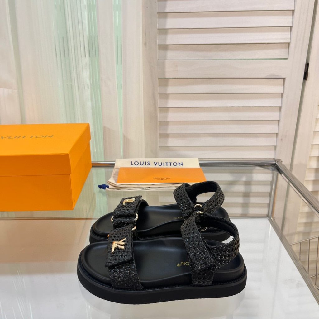 Louis Vuitton Sunset Flat Comfort Sandal Black 1Abhfz - Image 3