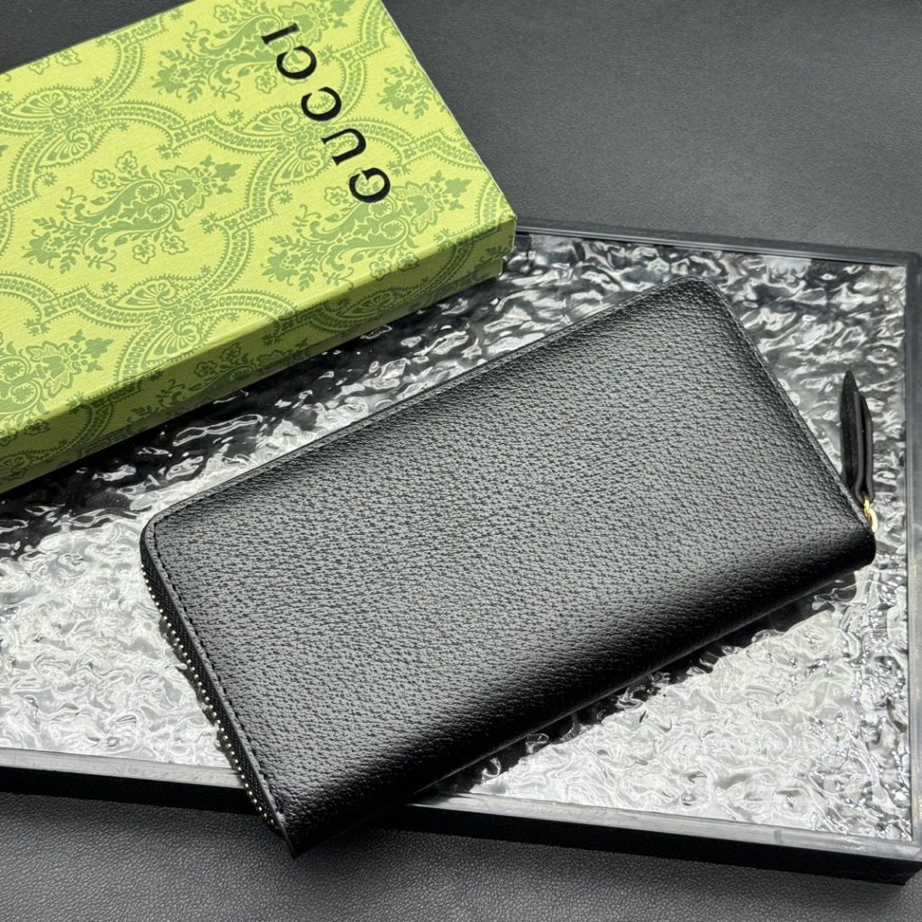 Gucci Animalier Leather Zip Around Wallet 19cm 523667 Dj20t 1000 - Image 4