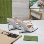 Gucci Women's Wedge Mule White 827856 Clg00 9014 - Image 5