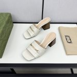 Gucci Signoria Slide Sandal In White 786595 Aaboc 9540 - Image 6