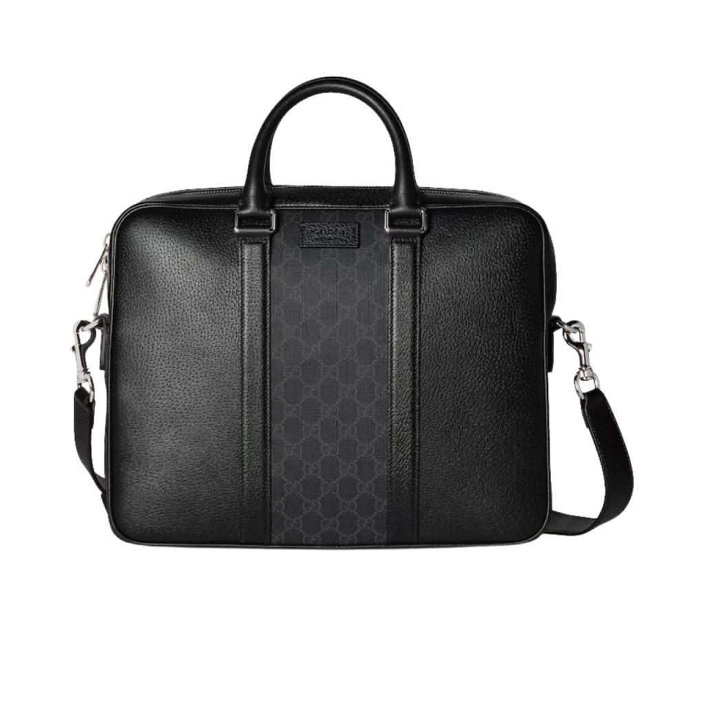 Gucci Medium Gg Briefcase With Tag Black 40cm ‎795461 Facu5 1000 - Image 2