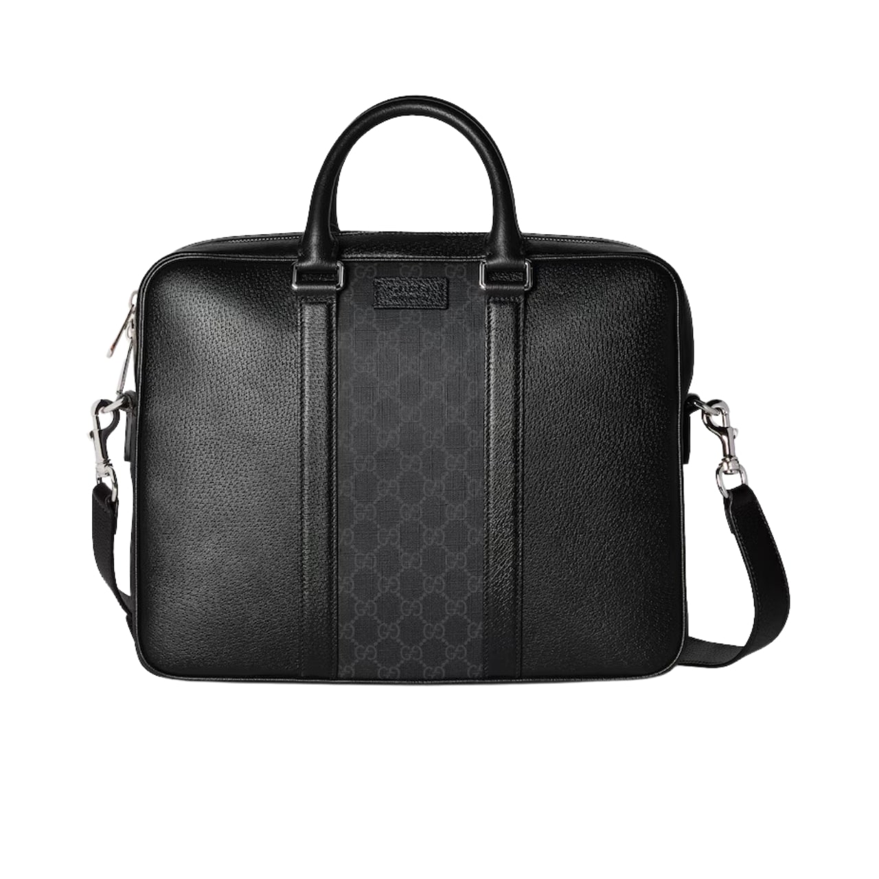 GGMB.jpg Gucci Medium Gg Briefcase With Tag Black 40cm 795461 Facu5 1000 - Image 1