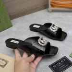 Gucci Gg Crystal Slippers Black - Image 6
