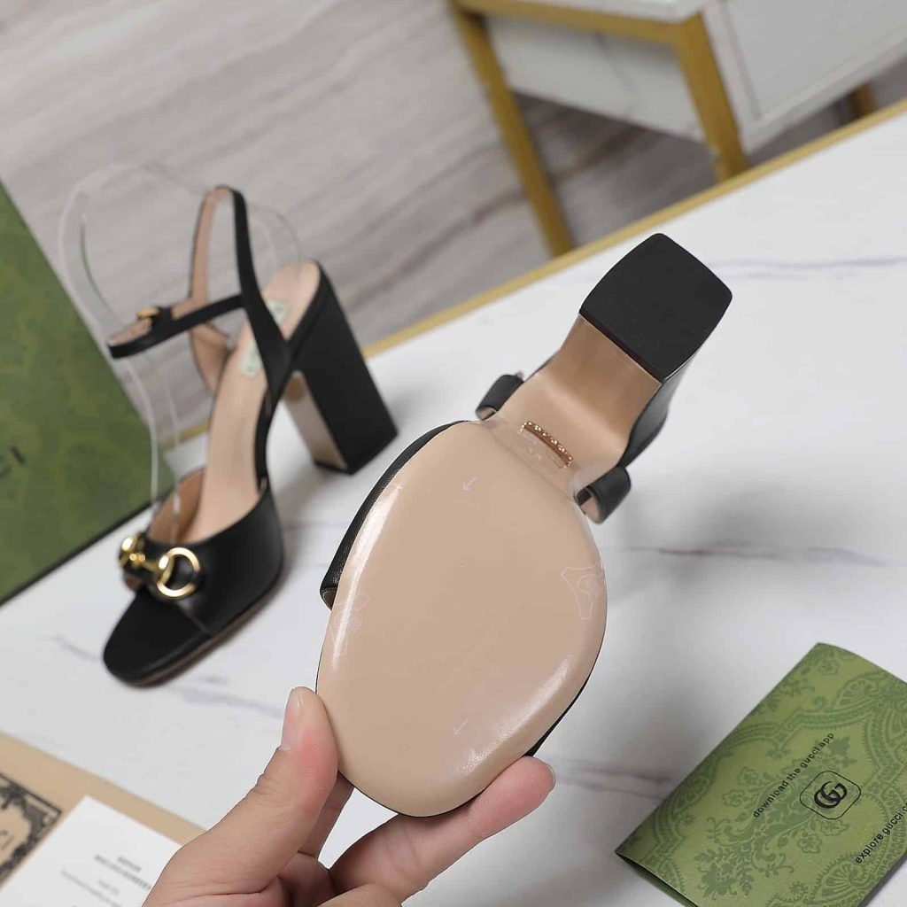 Gucci Women'S Horsebit Sandal Black 812292 C9D00 1000 - Image 9