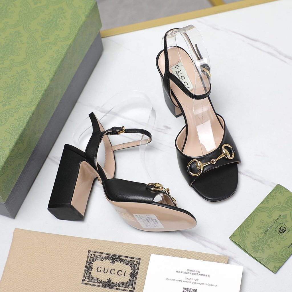 Gucci Women'S Horsebit Sandal Black 812292 C9D00 1000 - Image 8