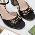 Gucci Women'S Horsebit Sandal Black 812292 C9D00 1000 - Image 7