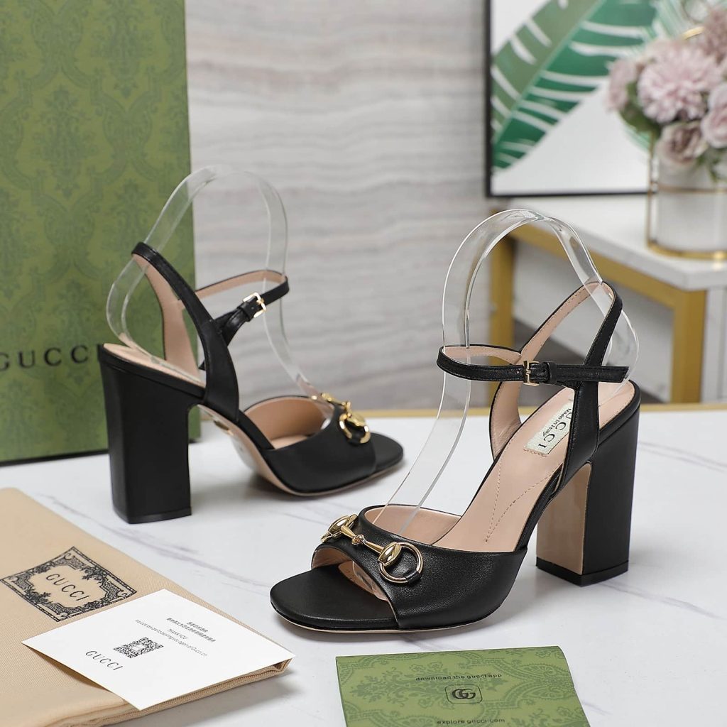 Gucci Women'S Horsebit Sandal Black 812292 C9D00 1000 - Image 6