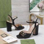 Gucci Women'S Horsebit Sandal Black 812292 C9D00 1000 - Image 6