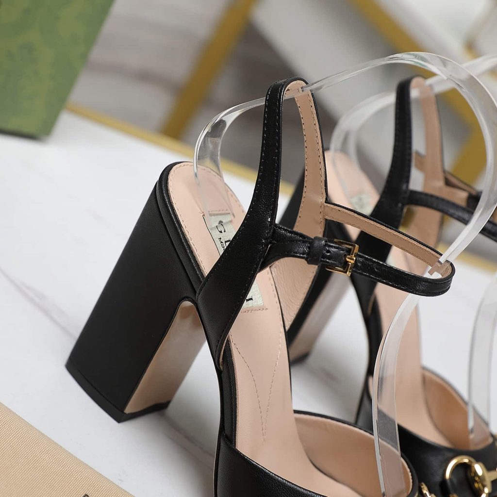 Gucci Women'S Horsebit Sandal Black 812292 C9D00 1000 - Image 5