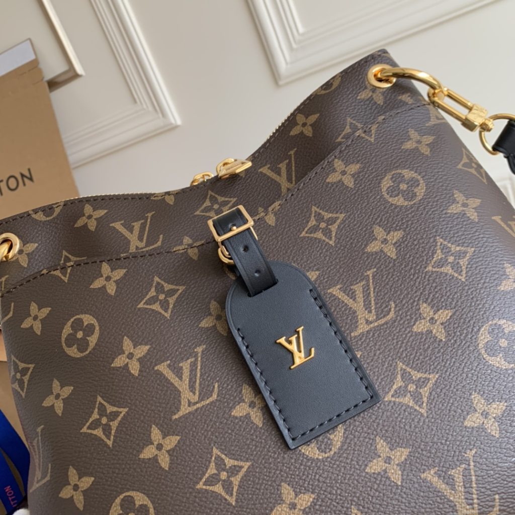 Louis Vuitton Odéon PM Monogram Canvas Black 28Cm M45353 - Image 6