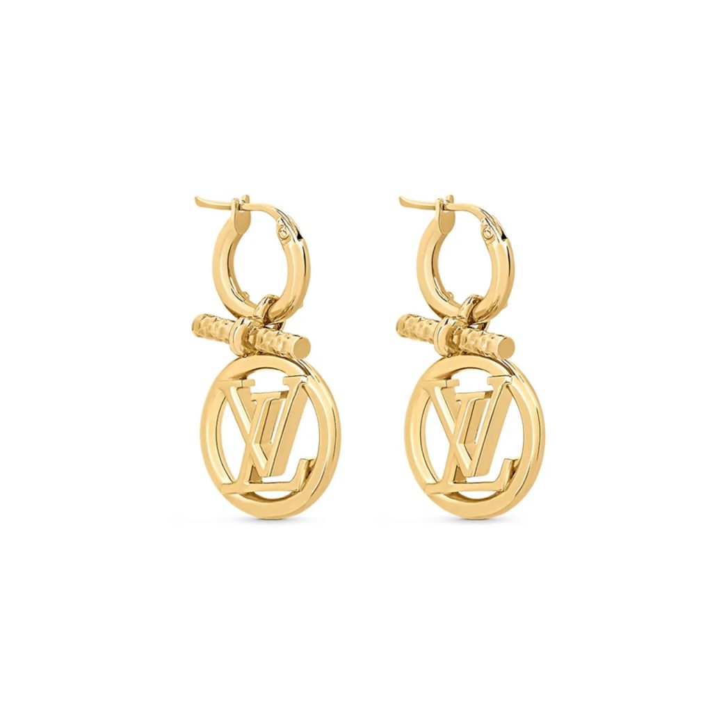 Louis Vuitton Lv Baby Louise Earrings Golgold M00613 - Image 2