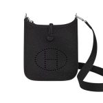 Hermes Evelyne 16 Amazone Black Bag 16Cm H069426Ckav