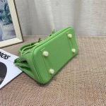 Hermès Birkin B25 Togo Grenat Ghw Green 20Cm - Image 7