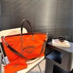 Hermes Fourre Tout Du Cavalier Bag Orrange 42Cm - Image 3