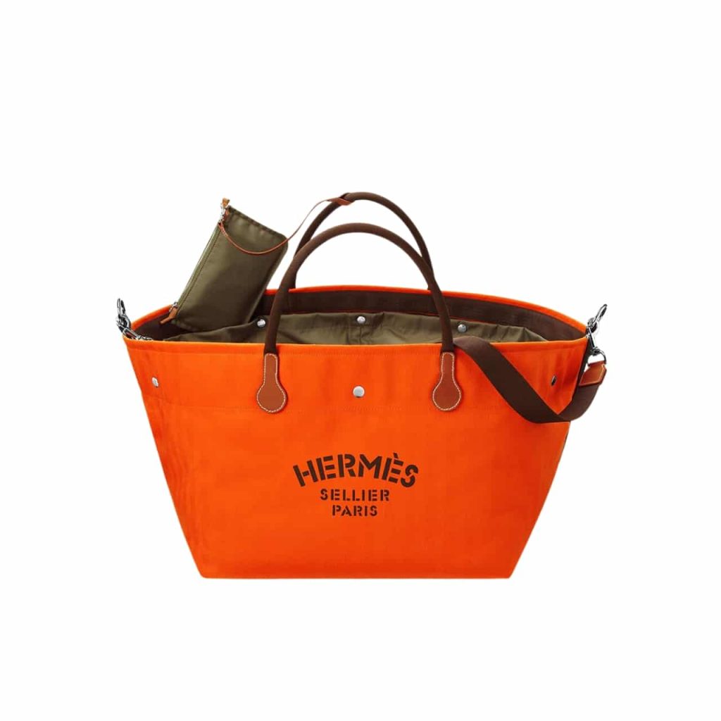 Hermes Fourre Tout Du Cavalier Bag Orrange 42Cm - Image 2