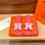 Hermes Oran Sandal Pink H231095Z C5350 - Image 7