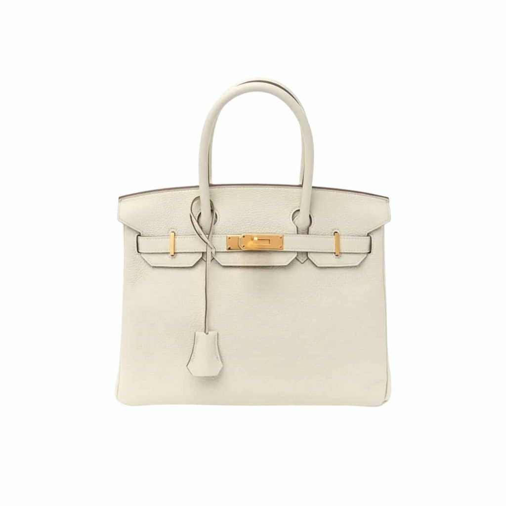 Hermes Birkin 30 Togo Mushroom White 30Cm - Image 2