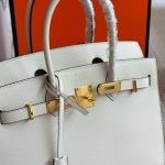 Hermes Birkin 30 Togo Mushroom White 30Cm - Image 5