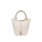 Hermes Picotin 18Cm White