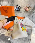 Hermes Picotin 18Cm White - Image 3