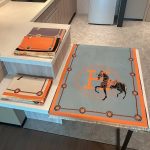 Hermes Cashmere Muffler Blue - Image 3