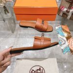 Hermes Giulia Sandal Brown H231056Z A3360 - Image 7