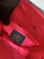 Louis Vuitton Petit Sac Plat Monogram Black And Pink 17Cm - Image 4