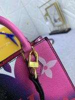 Louis Vuitton Petit Sac Plat Monogram Black And Pink 17Cm - Image 5