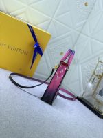 Louis Vuitton Petit Sac Plat Monogram Black And Pink 17Cm - Image 7