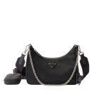 Prada Re Edition 2005 Re Nylon Bag Black 22cm 1BH204 R064 F0002 V V9L