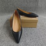 Christian Louboutin Studded Anjalina Flat Black 3151261B142 - Image 5