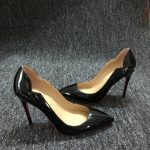 Christian Louboutin Hot Chick Pump Patent Leather Black 1190911BK01 - Image 4