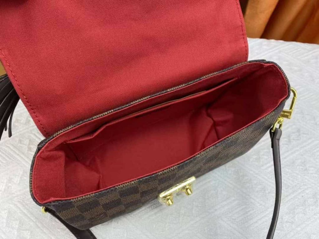 Louis Vuitton Damier Ebene Croisette 25Cm N53000 - Image 9