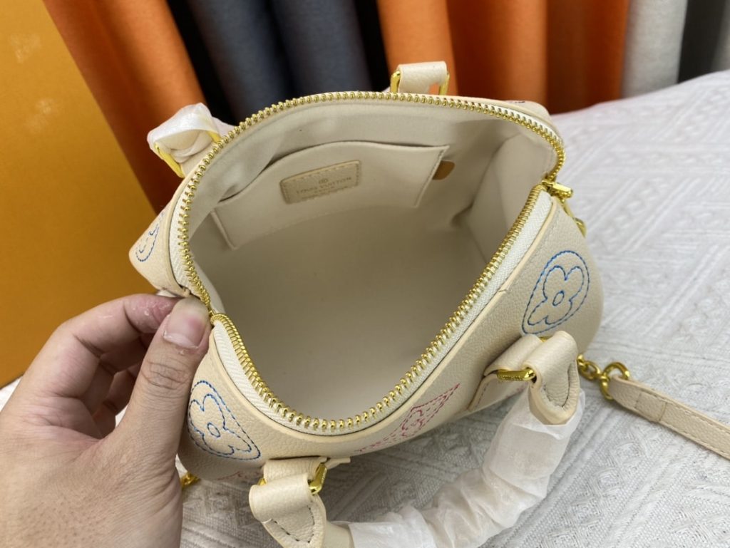 Louis Vuitton Speedy Bandoulière Monogram Empreinte 20Cm M46667 - Image 3