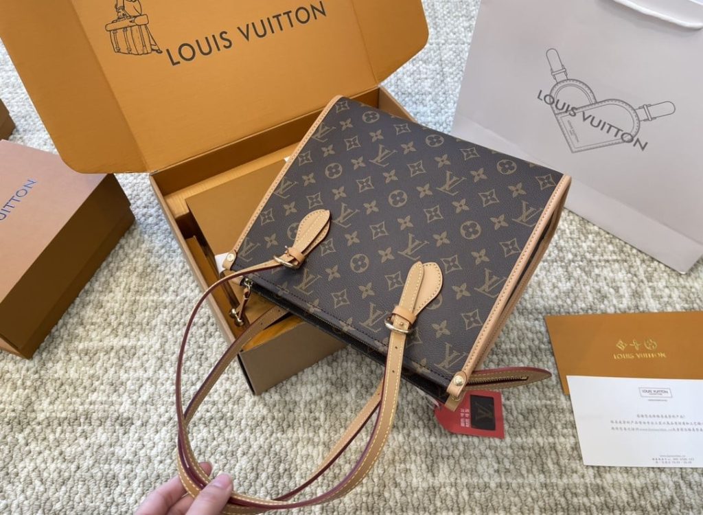 Louis Vuitton Popincourt Hart Tote Handbag Monogram Canvas 28Cm M40007 - Image 3