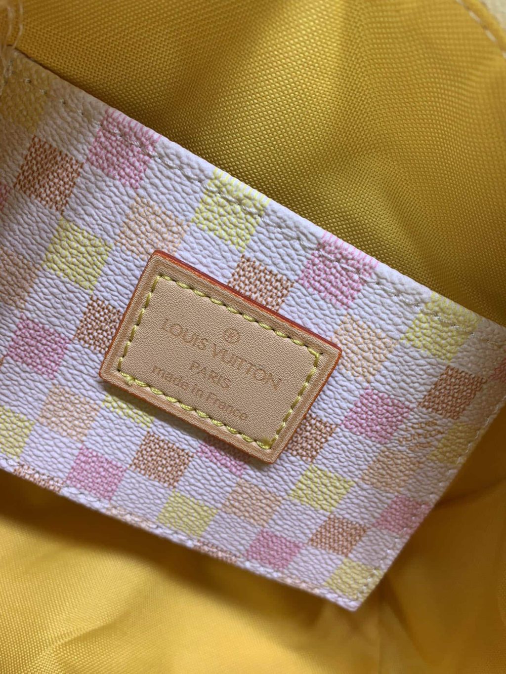 Louis Vuitton Speedy Bandoulière Damier Canvas Peach 20Cm - Image 4