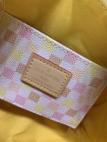 Louis Vuitton Speedy Bandoulière Damier Canvas Peach 20Cm - Image 4